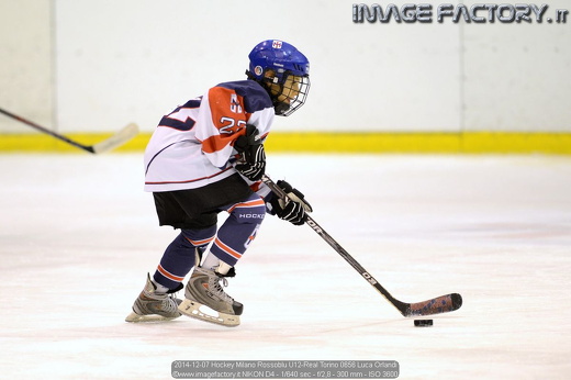 2014-12-07 Hockey Milano Rossoblu U12-Real Torino 0656 Luca Orlandi